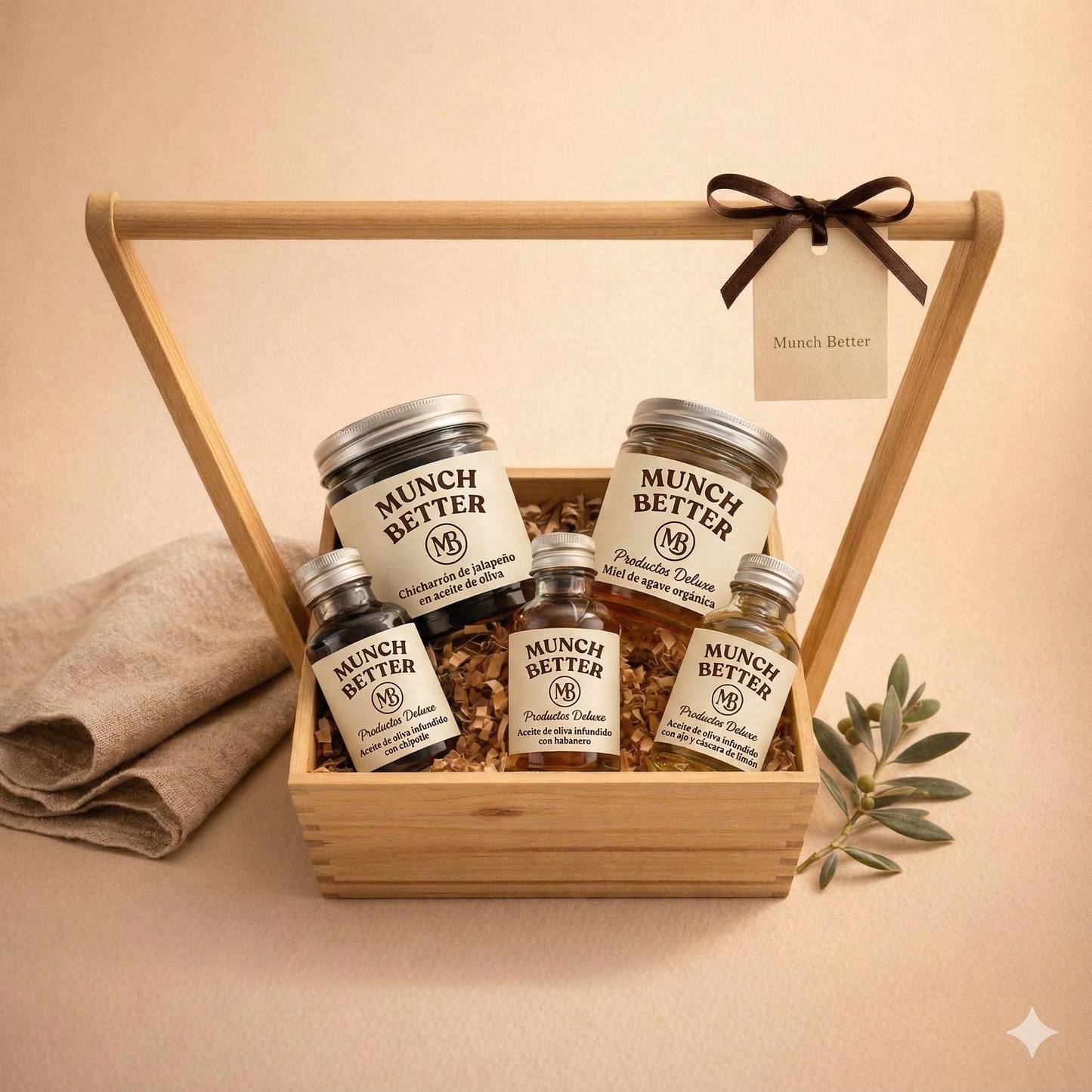 Canasta fundadora | Recuerdo gourmet munchbetter