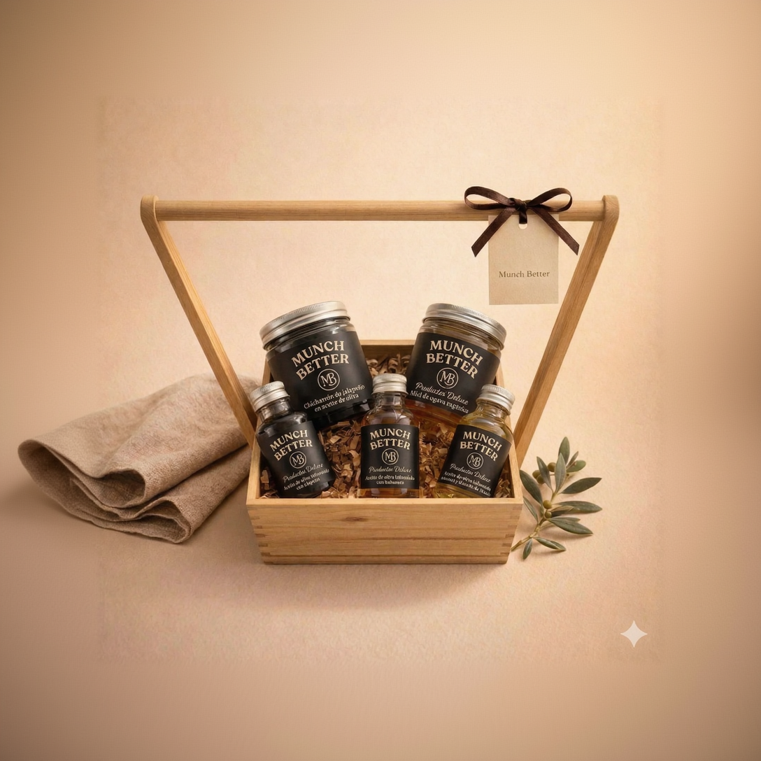 Canasta fundadora | Recuerdo gourmet munchbetter