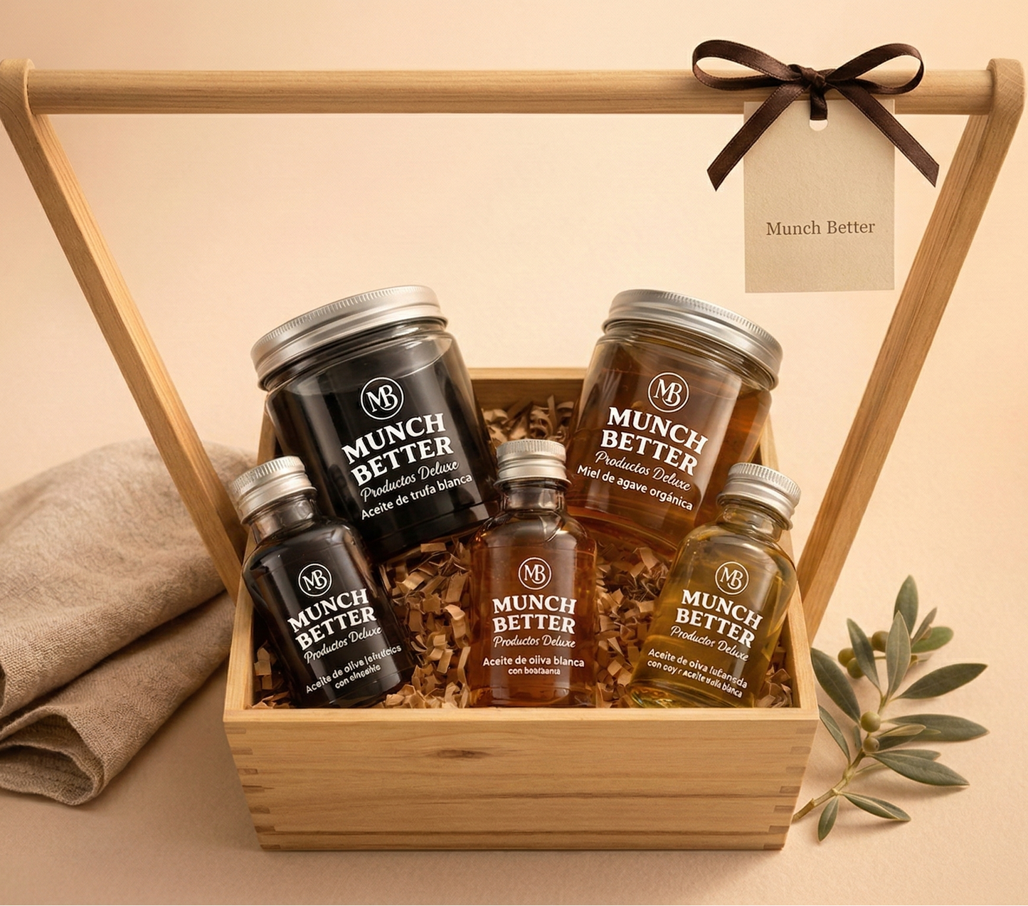 Canasta fundadora | Recuerdo gourmet munchbetter